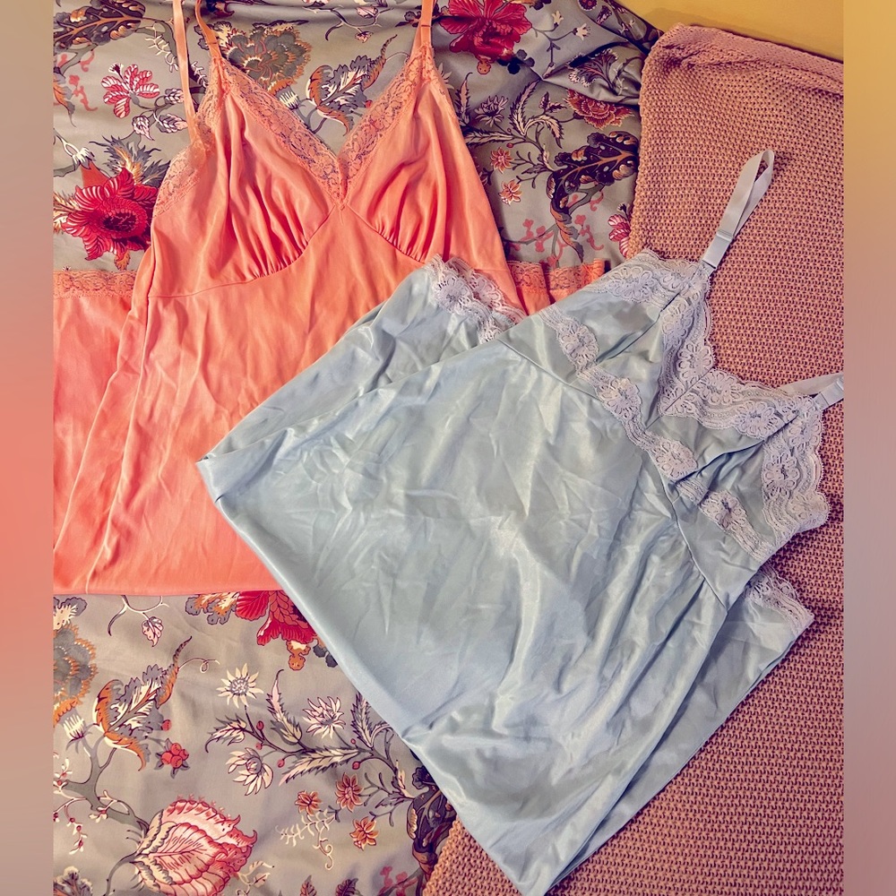Bundle of vintage slip dresses